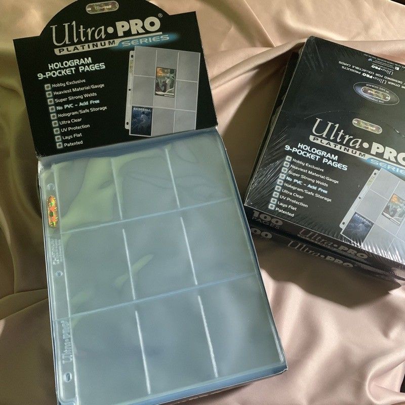 

SLEEVE ULTRA PRO 9p 3 holes 9 pocket photocard collector binder bantex bambi lubang