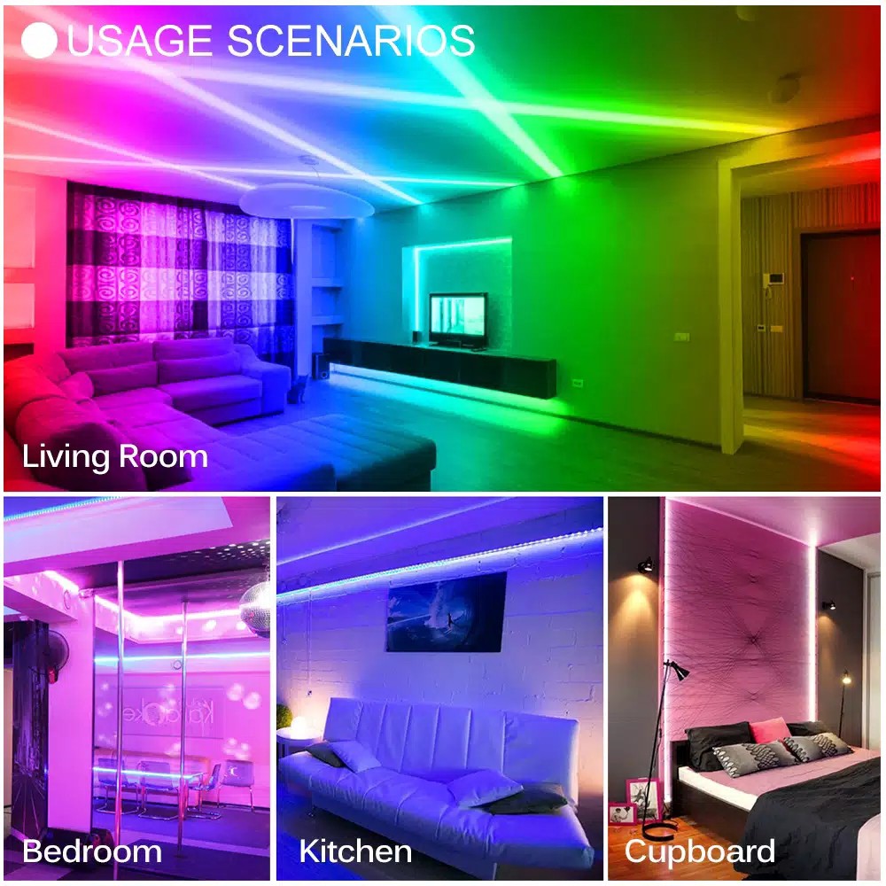 Lampu LED Strip Berjalan WS2811 RGB Dream Magic Color 5050 12v