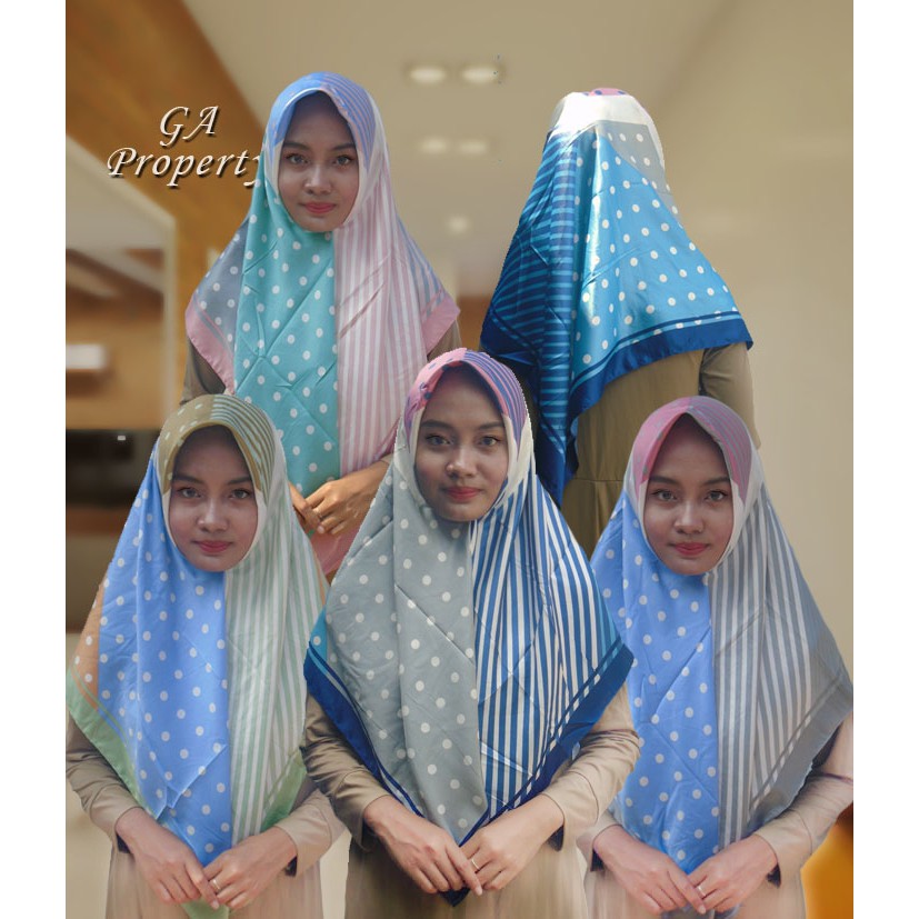 Segiempat satin Yamato/segiempat motif/segiempat grosir