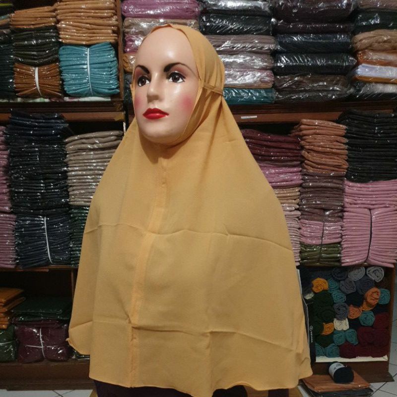 HIJAB INSTAN BERGO MARYAM DIAMOND-CREAM