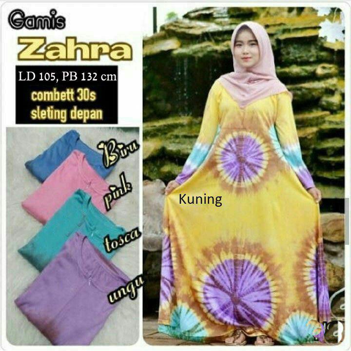 Grosir Gamis Zahra Soft Gamis Kaos Muslim Busui