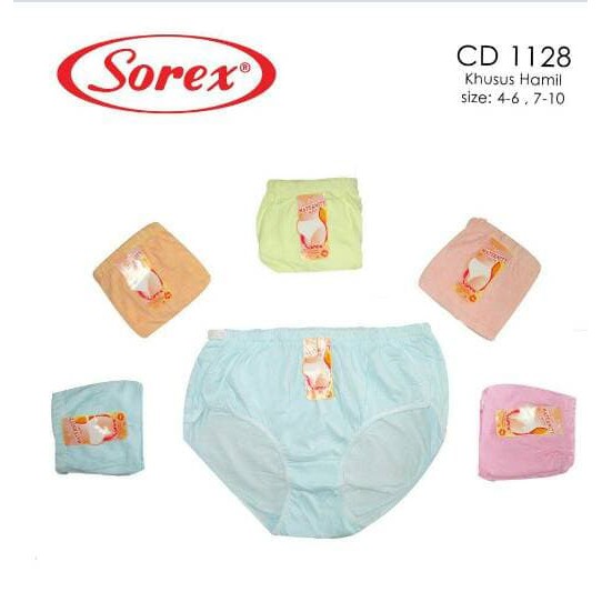 cd 765Celana dalam hamil merk sorex asli / maternity panty sorex kode 1128