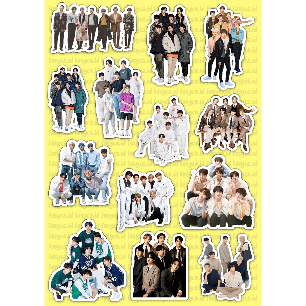 

BTS Sticker Pack by Fasyca | Journaling Sticker | Decor Sticker | Aesthetic Sticker