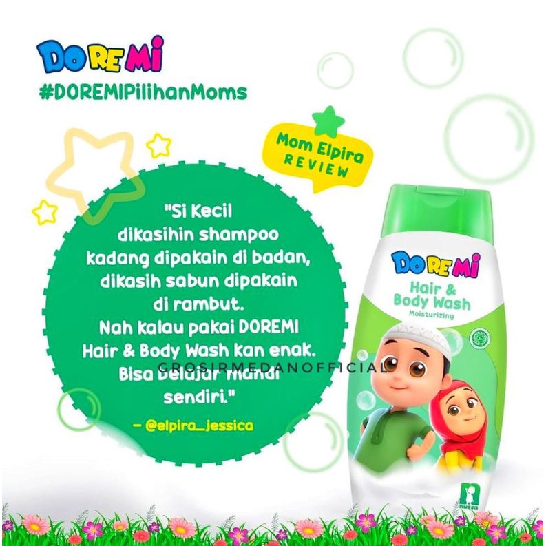 DOREMI NUSSA EDITION HALAL - HAIR &amp; BODY WASH - SHAMPOO HIJAB - COLOGNE - HAND SANITIZER