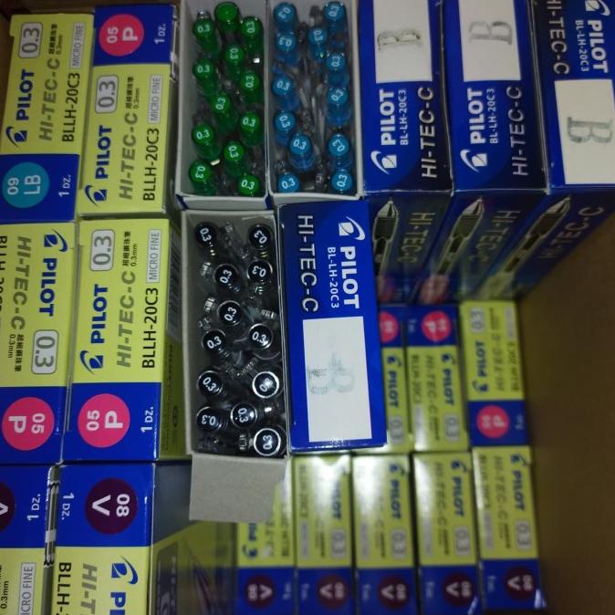 

[COD] pen makna hi-tec pilot 0.3 lusinan warna warni hitech hitec FREE ONGKIR Kode 653