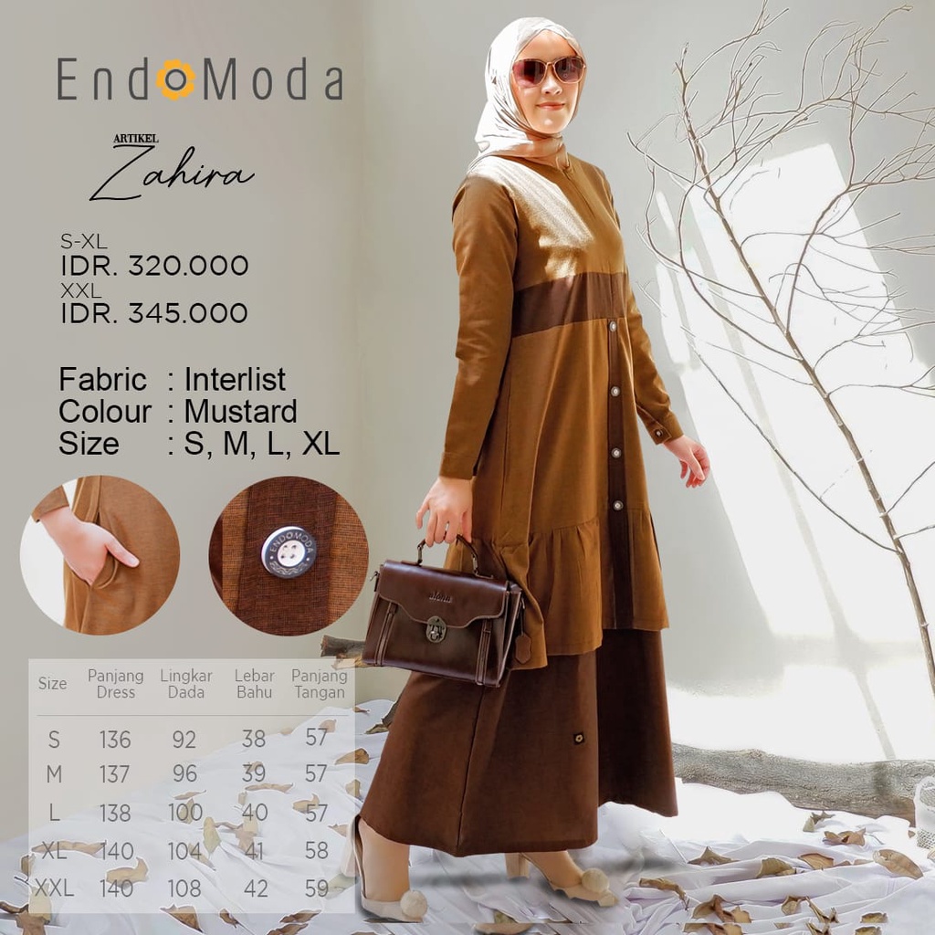 Gamis Muslimah Endomoda Zahira