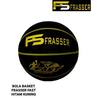 Bola Basket Frasser GR 7 Fast Size 7 Hitam Kuning