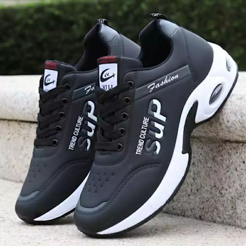G1 Sepatu Pria Wanita Sekolah Sneakers Keren Original 100% Putih Hitam Import Jogging Lari SEPATU SN