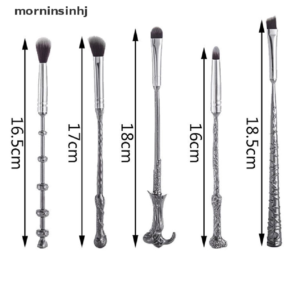 Mornin 5pcs / Set Tongkat Sihir Harry Potter Untuk Eyeshadow / Bibir