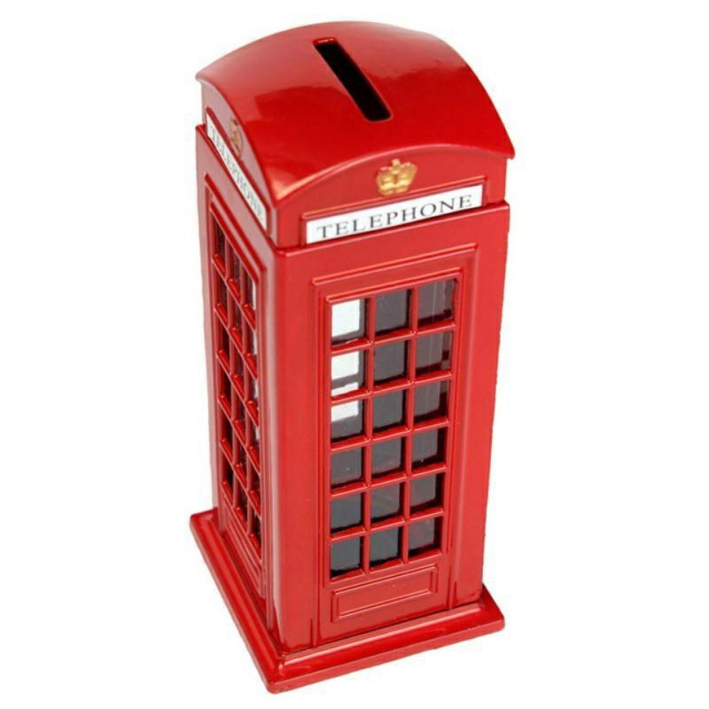 MINIATUR TELEPHONE BOX LONDON 18cm MINIATUR TELEPHONE BOX ENGLAND SOUVENIR LONDON