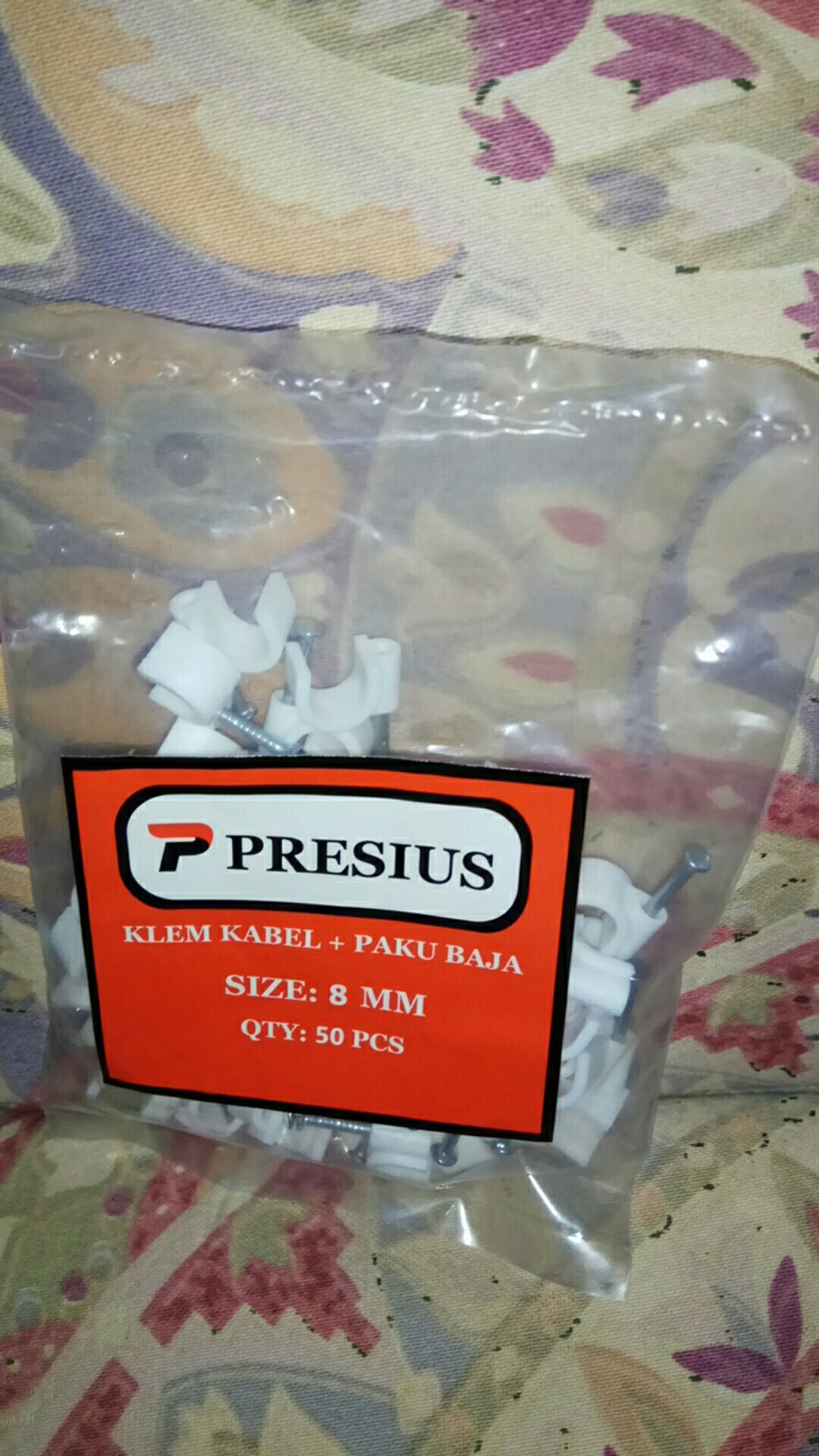 Klem Kabel Ukuran 7mm, 8mm, 9mm, 10mm.