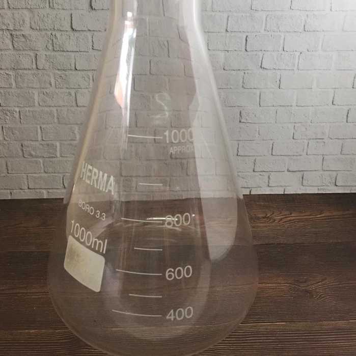 HERMA Elmeyer 1000ml l Erlenmeyer 1000 ml Kaca