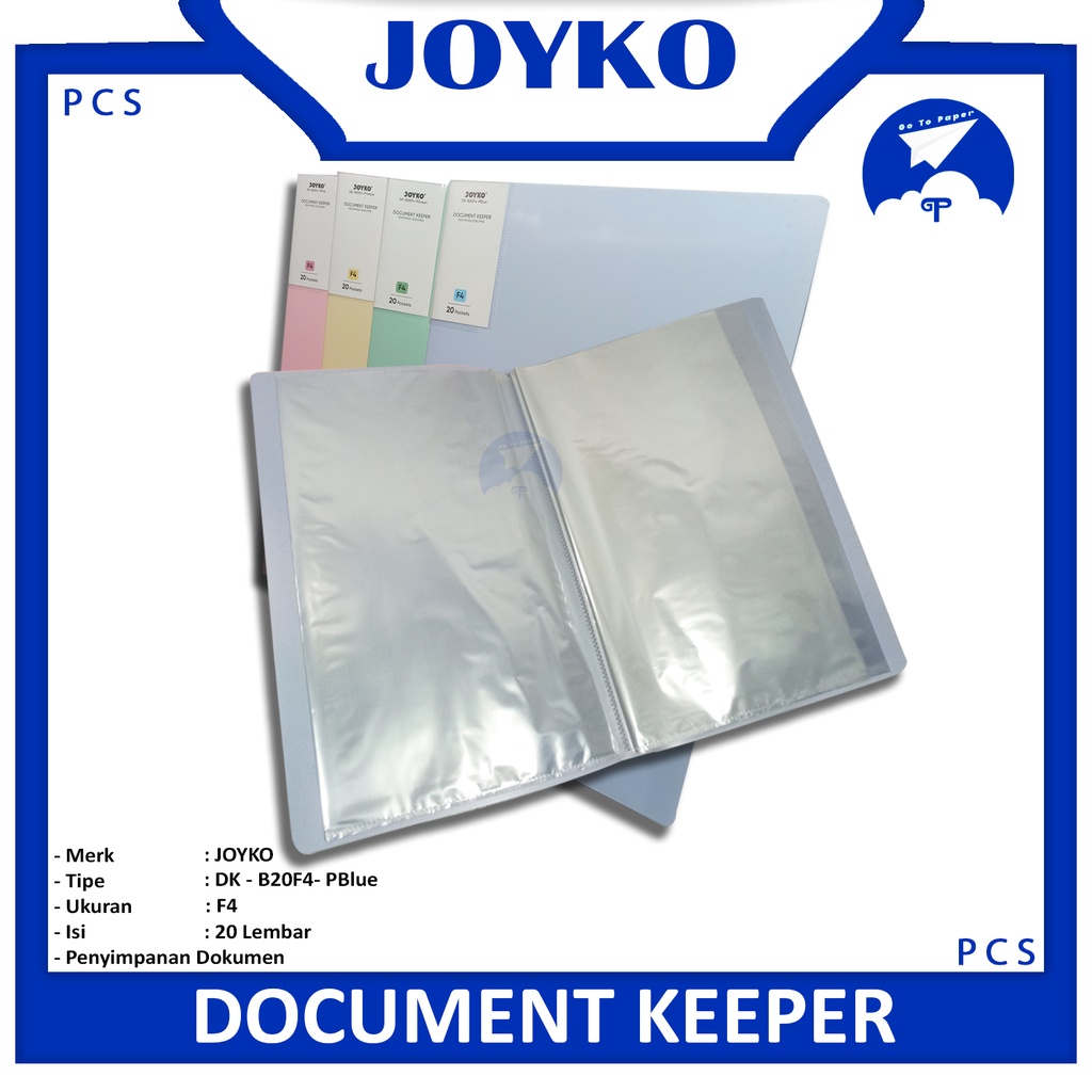 

JOYKO Dokumen Arsip - 20 Lembar - F4 - Biru