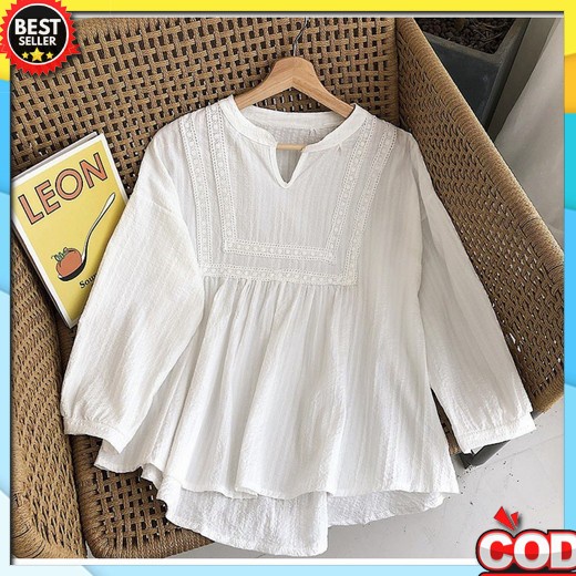 Zaza_Fashion Baju Atasan Wanita Terbaru 2020  Real Pict Blouse Wanita Terbaru 7081 Paradise Kimmy Bl