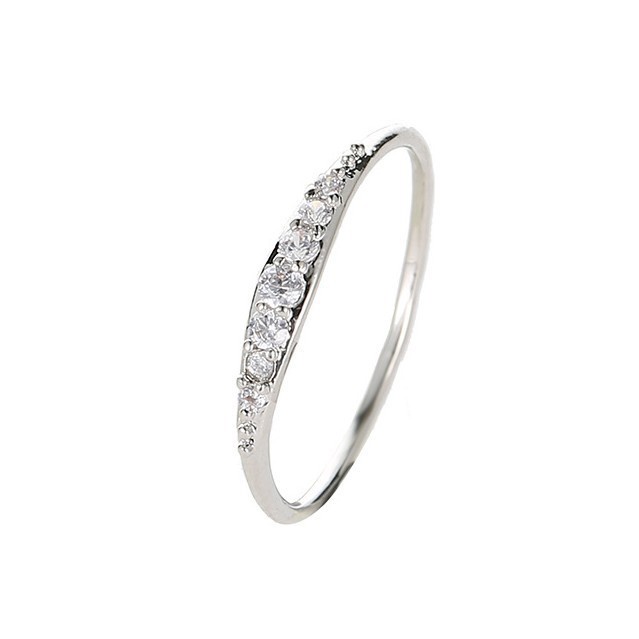 ★ODS★ K27 Cincin Simple Sterling Silver Hias untuk Wanita / Perhiasan Wanita Cincin Wanita