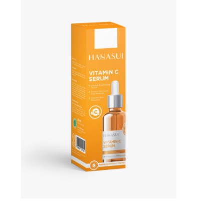Serum Wajah Muka HANASUI Whitening Brighty VIT C + Collagen Orange / Kuning BPOM ORIGINAL