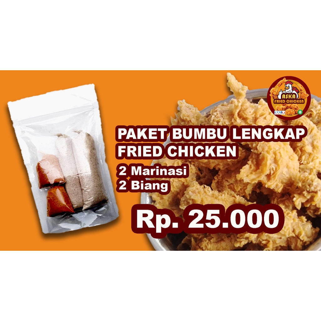Bumbu Lengkap Untuk Fried Chicken Paket 1