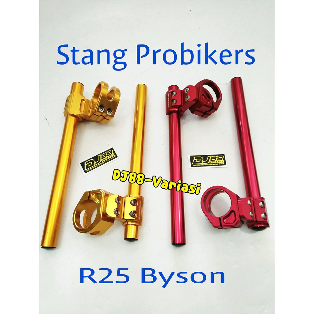 Stang probikers R25 Byson stang jepit cnc variasi