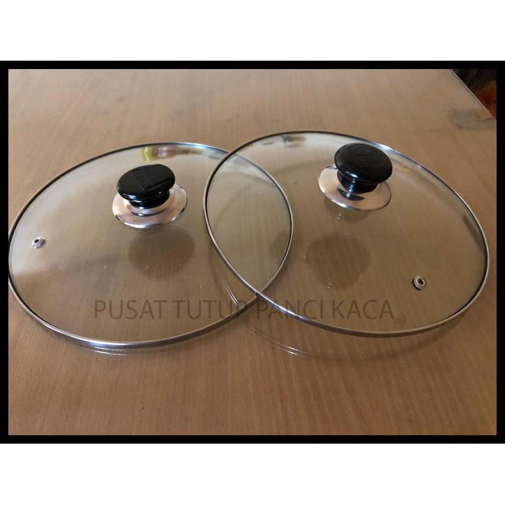 Tutup Panci Kaca 28 Cm Dengan Knop