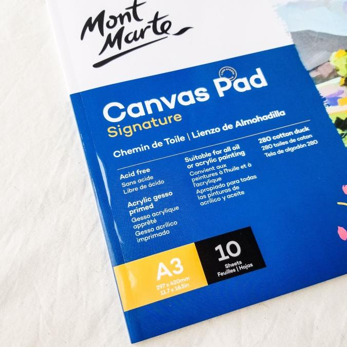 

MONT MARTE CANVAS PAD A3 10 SHEETS