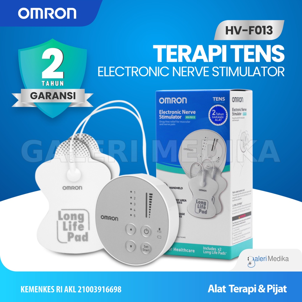 Alat Pijat Elektrik Omron HV-F013 / HV F013 Electric Pulse Massager - Mengurangi Nyeri Otot