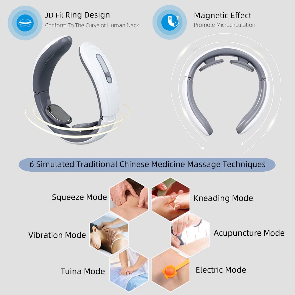 Bisa COD Alat Pijat Elektrik Terapi Leher dan Punggung Cervical Vertebra with Electrode - YUKUI JT-500