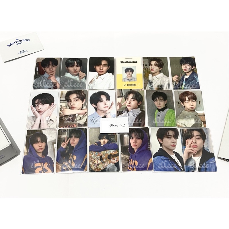 Enhypen photocard hee heeseung jake down up yet selca ld pws sw da bene naver sg21 ggu set jake no p