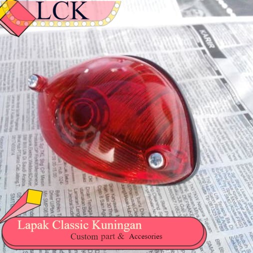 Lampu belakng cb 100  Stoplamp Triumph Tanpa Pangkon / Stop Lamp Custom Variasi
