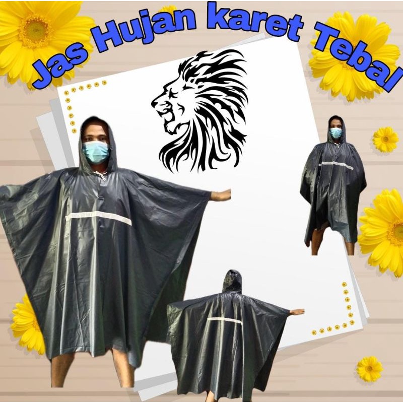 Jas Hujan  Kelelawar Ponco Tebal Jas Hujan Dewasa scotlets