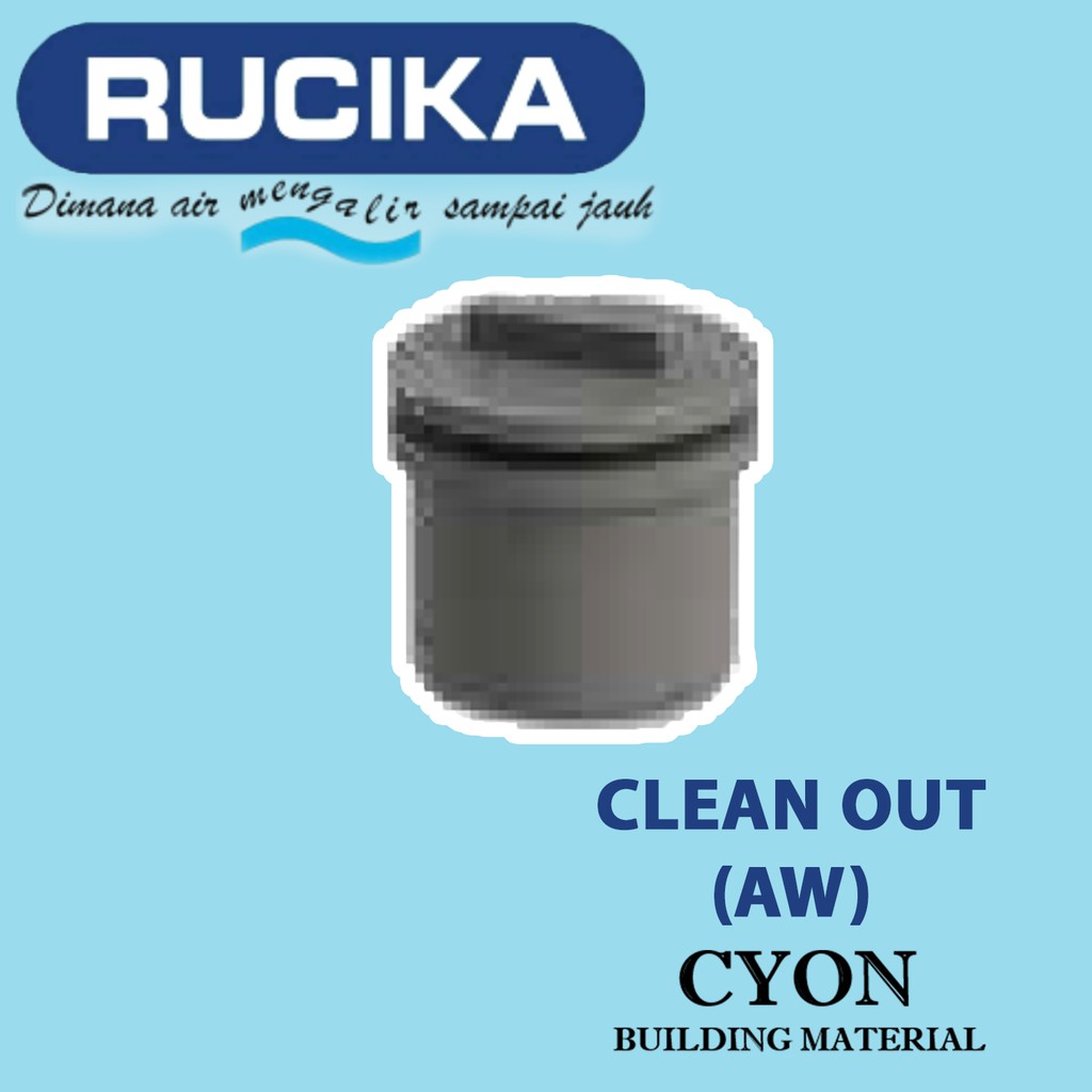 RUCIKA CLEAN OUT AW 2" CO TUTUP DOP CAP