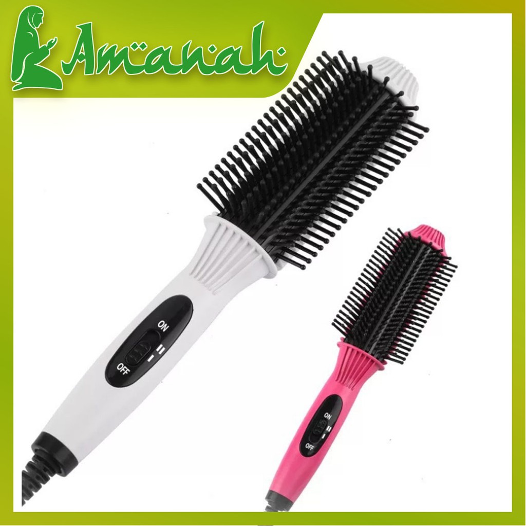 AS6-09 Catokan Sisir Blow Rambut / Catok Sisir Blow / Sisir Pelurus Rambut