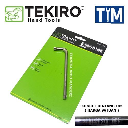 TEKIRO Kunci L Bintang T45 / Torx Key Long T45 (ECERAN)