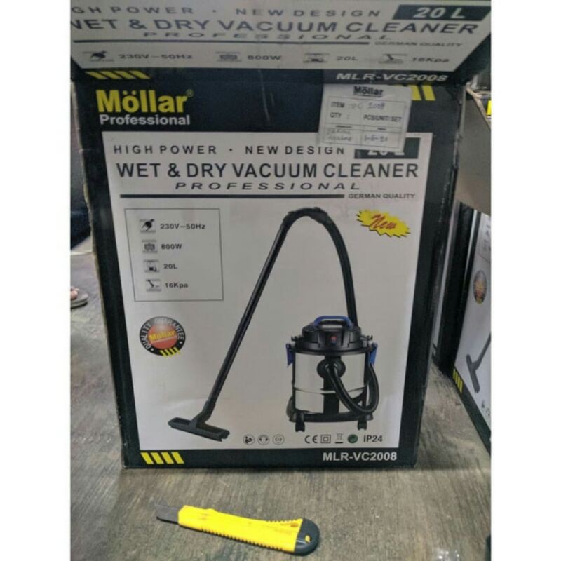 mollar vc2008 vacuum cleaner 20 liter mesin sedot debu vc 2008