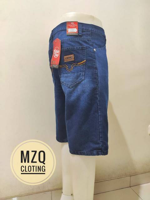 CELANA PENDEK JEANS STANDAR PRIA / CELANA PENDEK DENIM REGULER PRIA 27 sampai 38