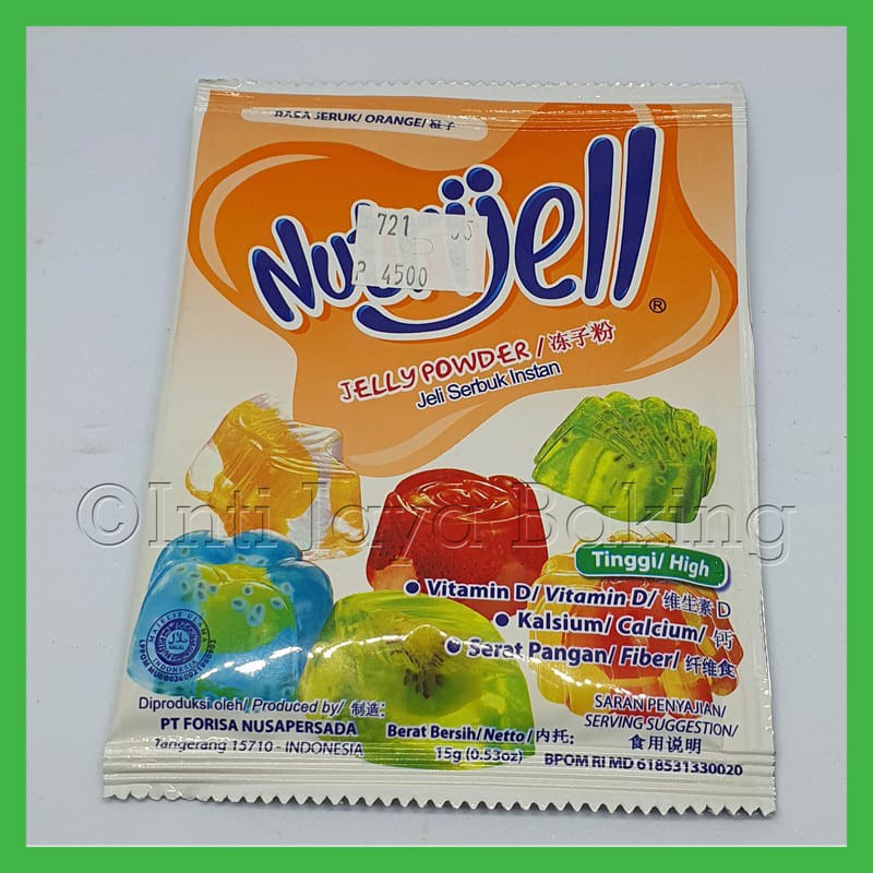 

NEW NUTRIJELL JERUK 15 G JELLY ORANGE