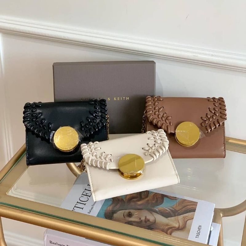 CK Stitch-Trim Short Wallet