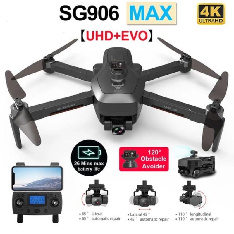 Drone Sg906 max pro 3 3 axis gimbal camera 4K