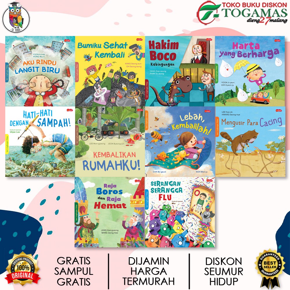 BERBAGAI SERI LINGKUNGAN HIDUP KARYA YOON A HAE, KANG SEONG, YOON JI YEON DKK GRAMEDIA