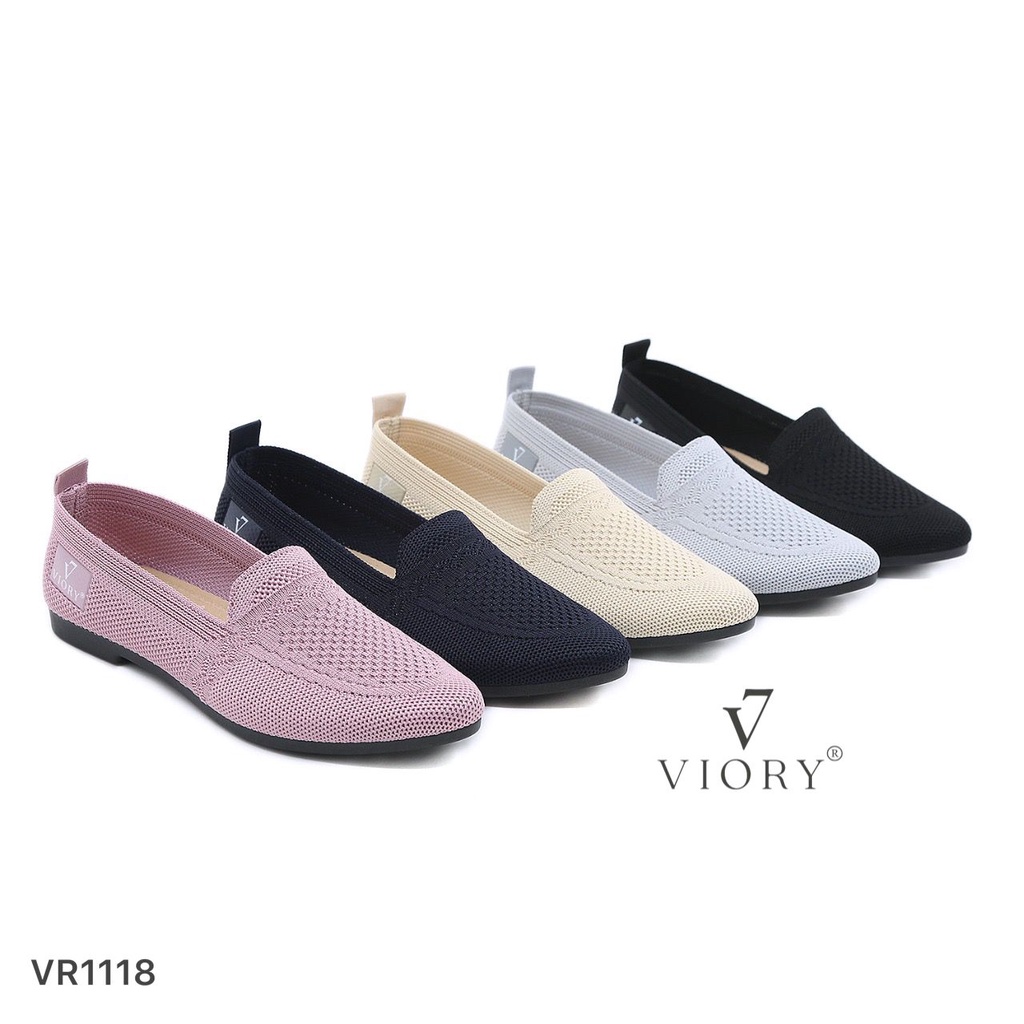 VIORY Sepatu Wanita Flykint Flat Shoes #VR1118 ORIGINAL