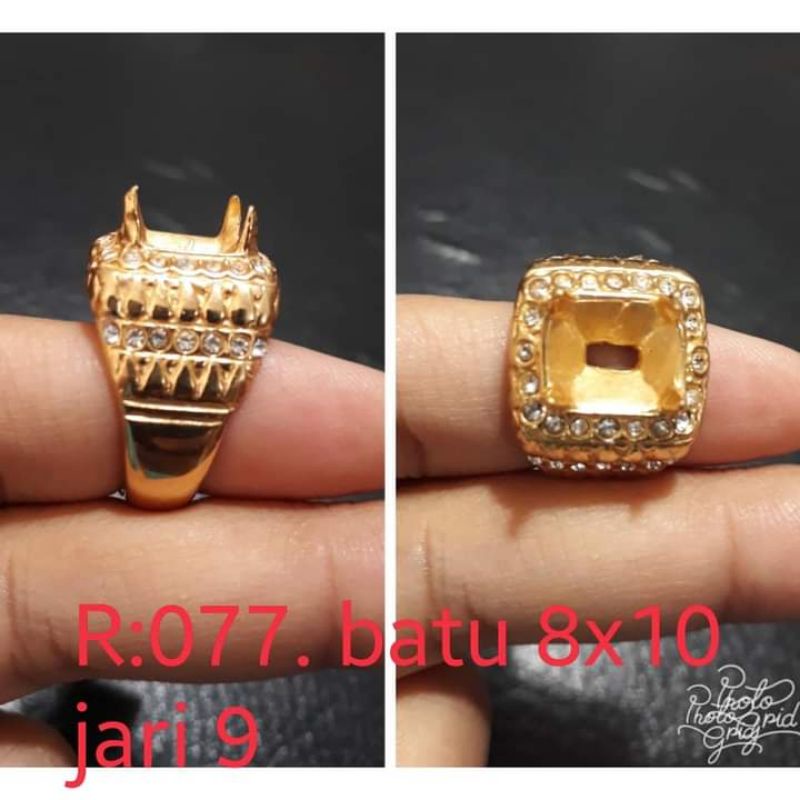 Ikat ring emban perunggu model eropa