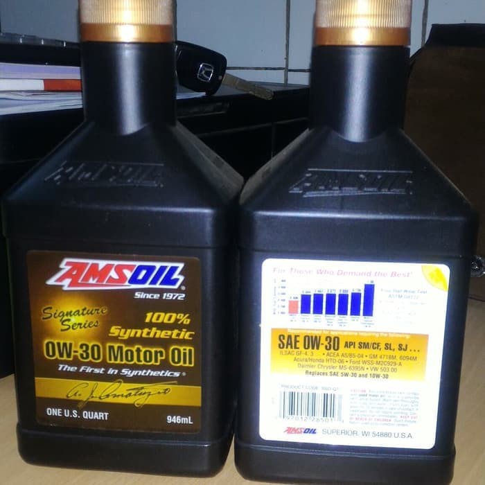 Oli AMSOIL SAE 0W30 Signature Series Original USA Kemasan Literan