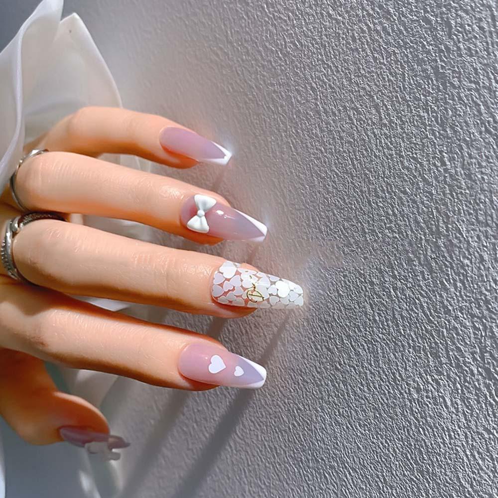 AUGUSTINA Agustina Nail Art Love Payet Ukuran Campur Glitter Aurora Flakes Aksesoris Manicure