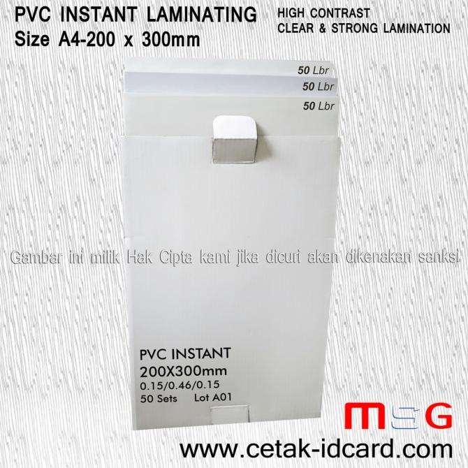 

PUSAT GROSIR BAHAN BAKU ID CARD PVC INSTANT 0.76 mm