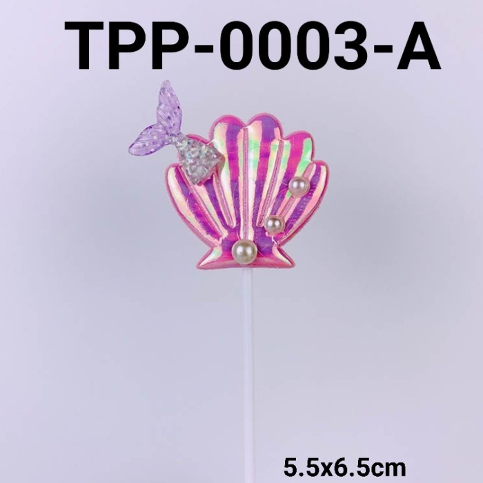 

GR-TPP-0003 CAKE TOPPER HIASAN KUE KERANG EKOR DUYUNG MERMAID LAUT PROMO TERBARU