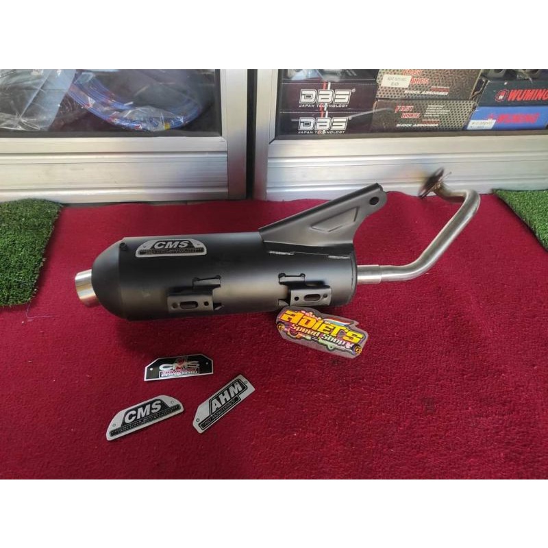 knalpot copy cms,by ZRC logo polos +emblem CMS Beat,scopy (old)