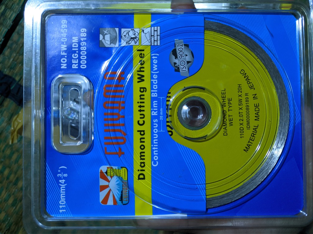 Diamond Wheel Pisau Potong Keramik Fujiyama Basah