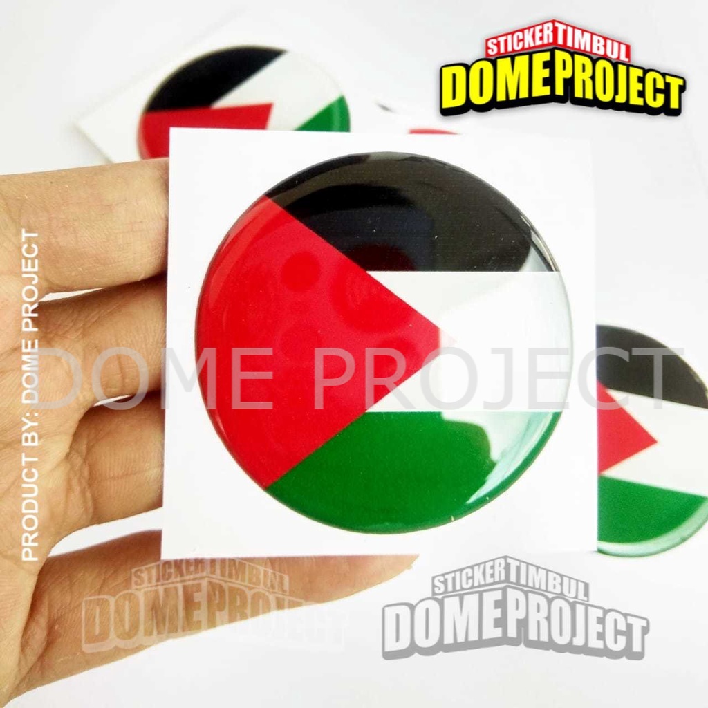 STIKER MOTOR TIMBUL EMBLEM BENDERA Palestine Gaza Stiker Mobil Sticker