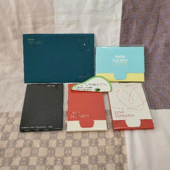 BTS - Mini Photocard ENVELOPE ONLY (Winter Package, Japan Fanmeeting, Wings Final, Love Yourself)