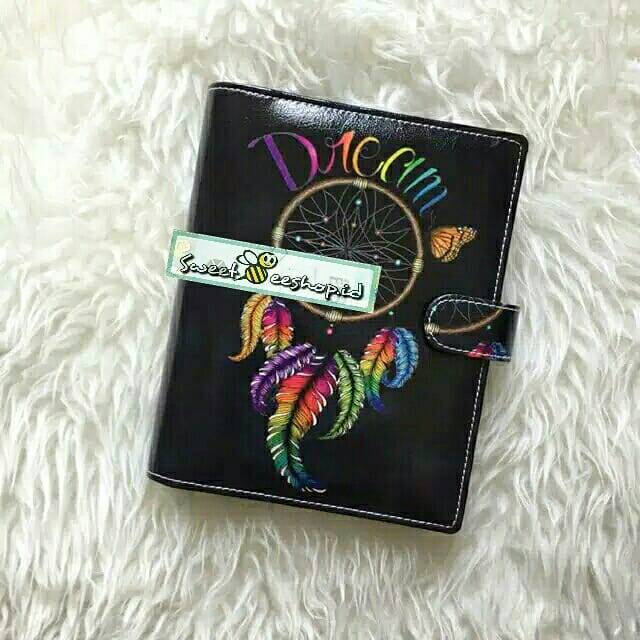 

[Ready stock] BINDER CUSTOM DREAMCATHER DREAMS COME TRUE PRINTING KULIT