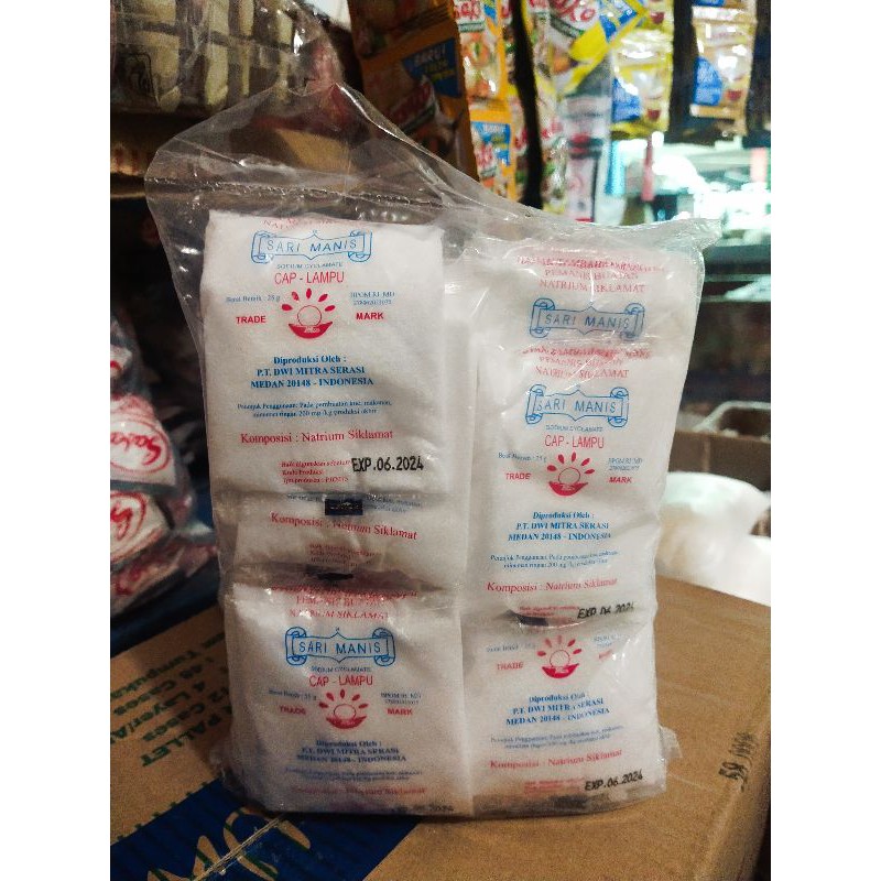 

Sari Manis Cap Lampu 25 gr